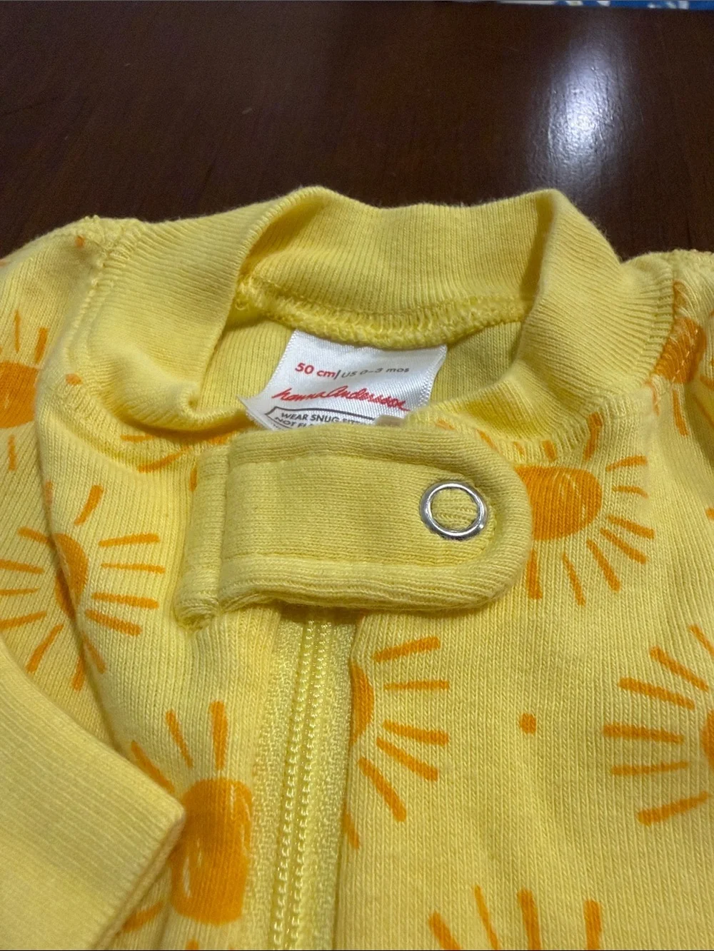 Set of Three Hanna Andersson Zip Up Pajamas